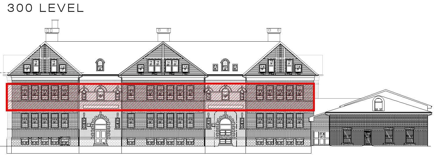 Boyce - Unit 302 building elevation