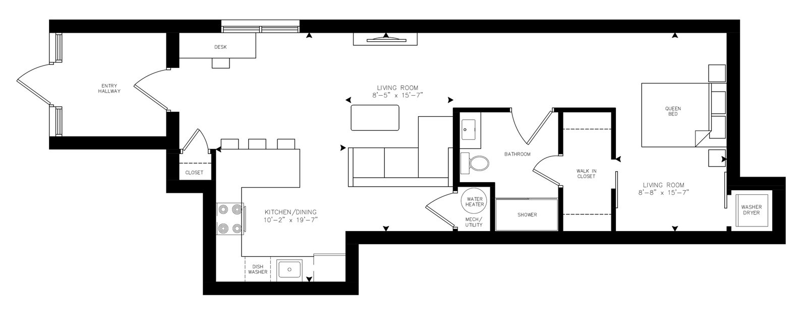 Cornerstone - Unit G101 floor plan