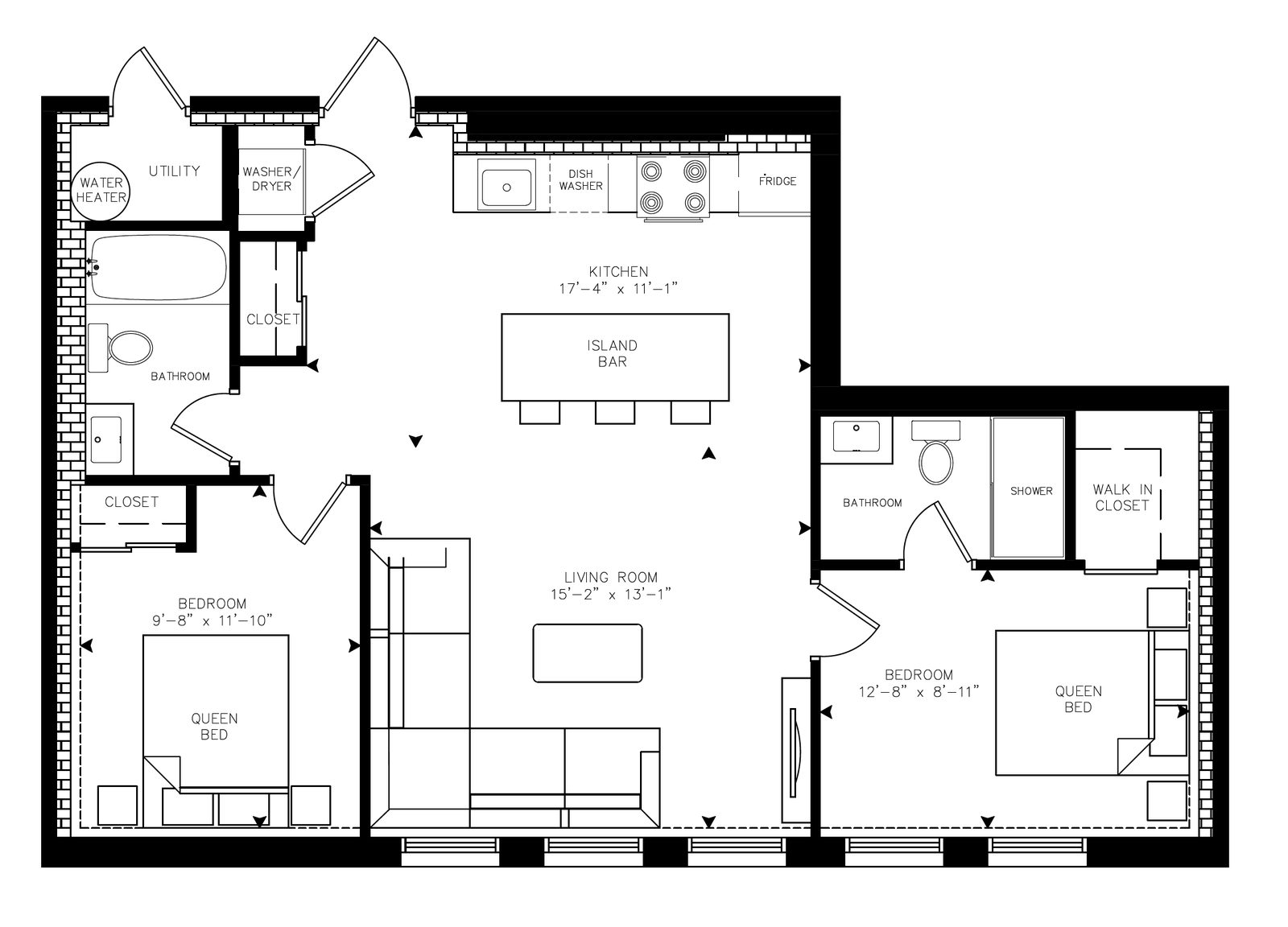 Hockey - Unit 203 floor plan