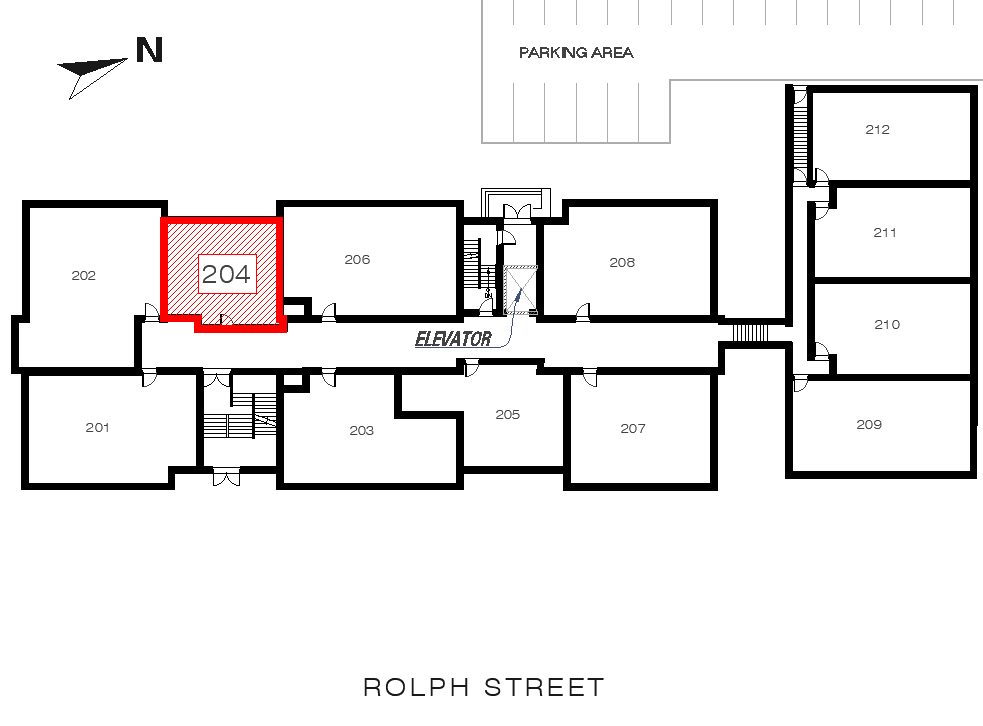 Raymond - Unit 204 building elevation